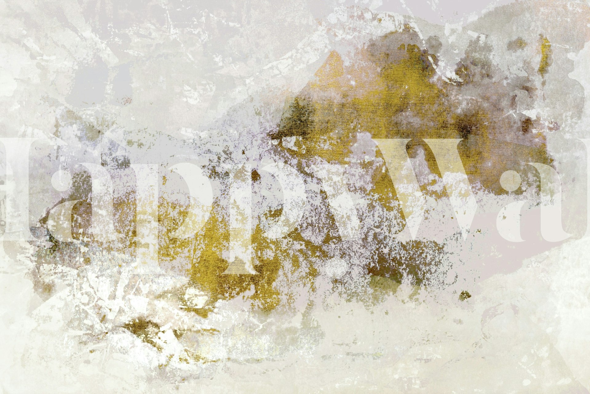 Papier peint Soft Japandi Canvas dans un cadre intérieur