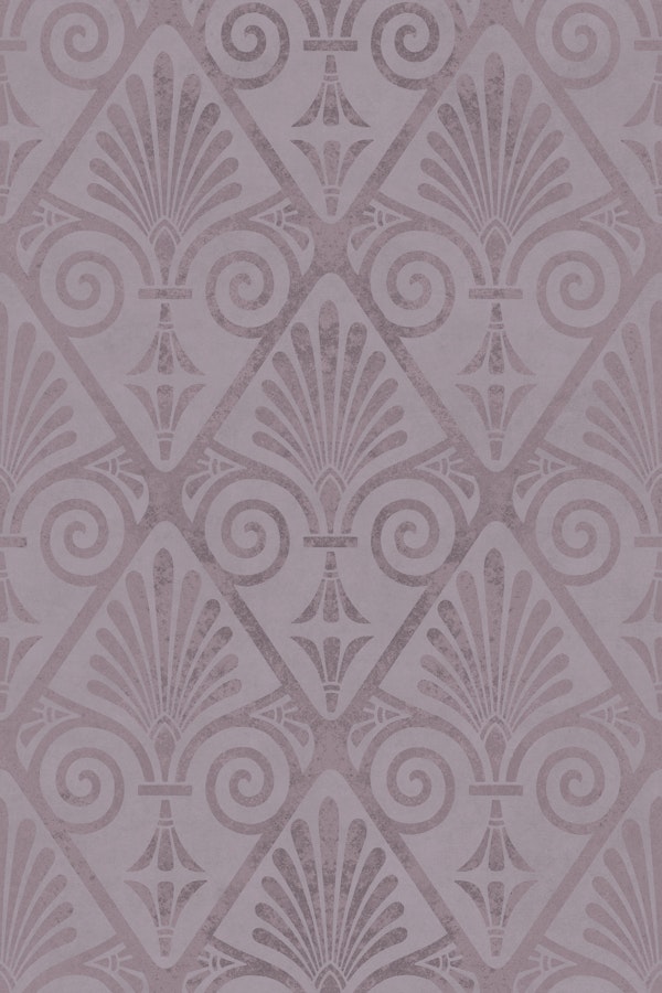 Art Deco Golden Era Pattern Smoke Pink