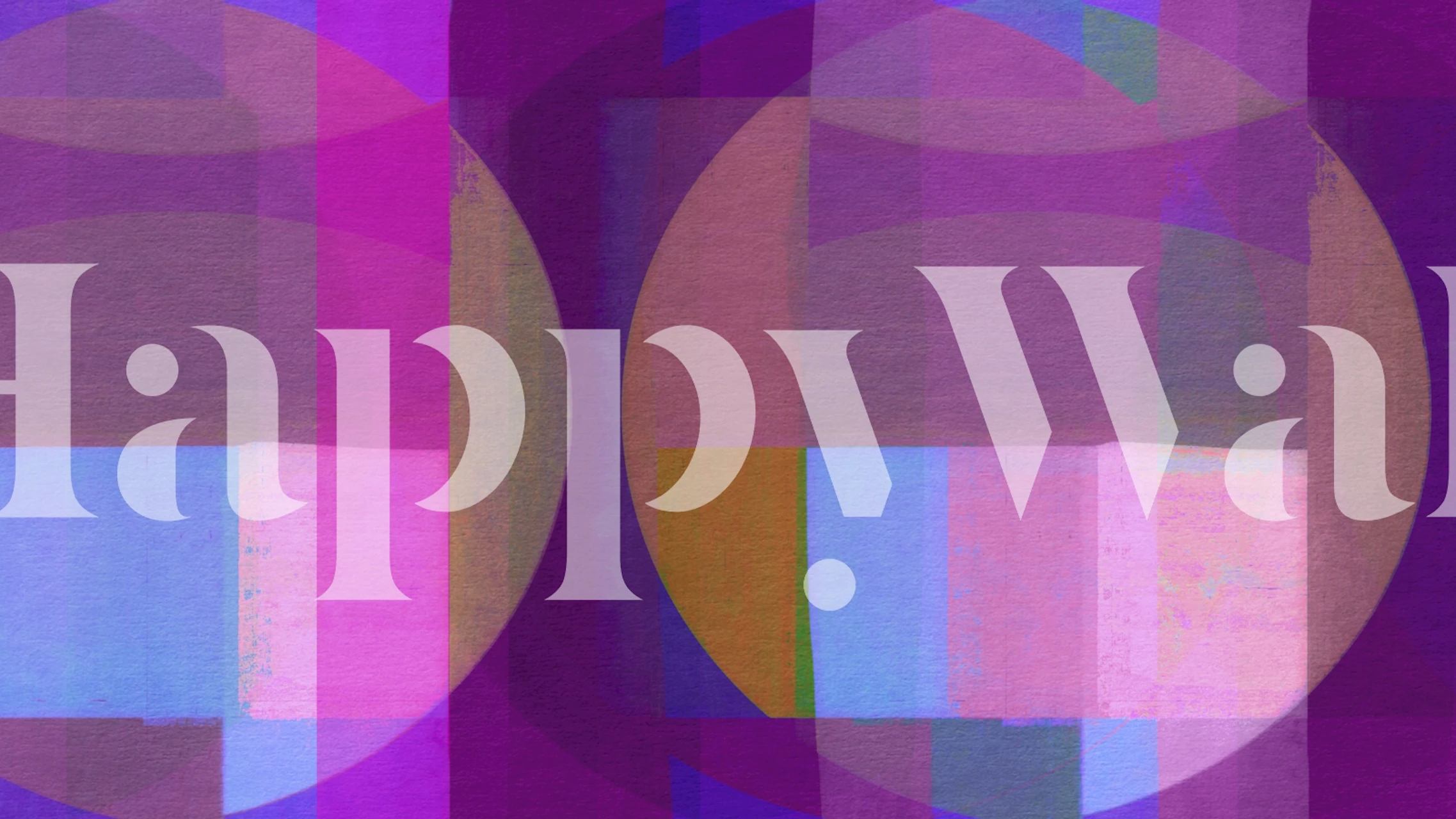 Abstraktes Bordeaux Magenta Mid Century Wandbild mit geometrischen und organischen Formen