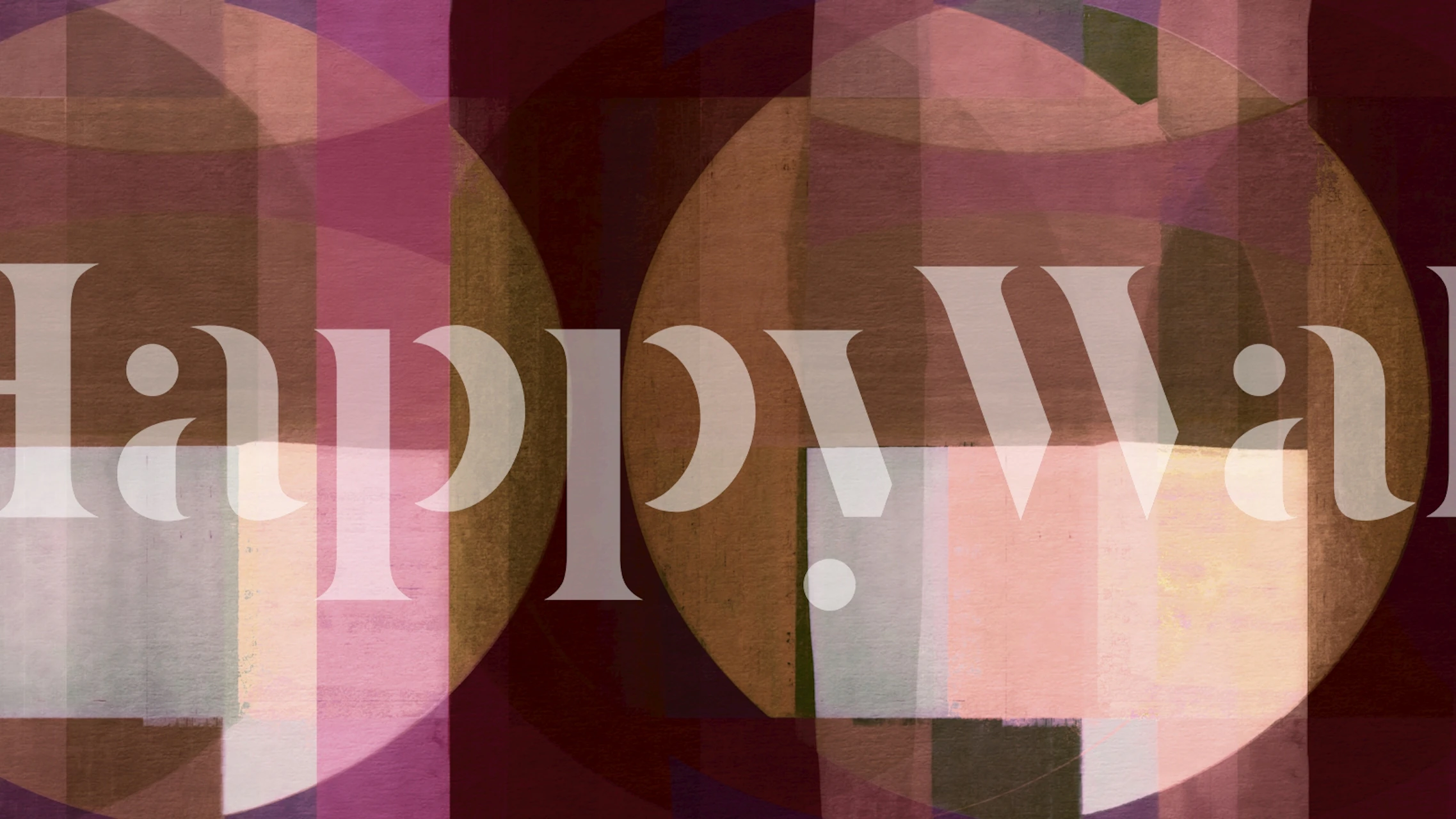 Geometric pattern in brown, pink, and beige tones wallpaper