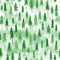 Pine Trees in Watercolor 6 tapet