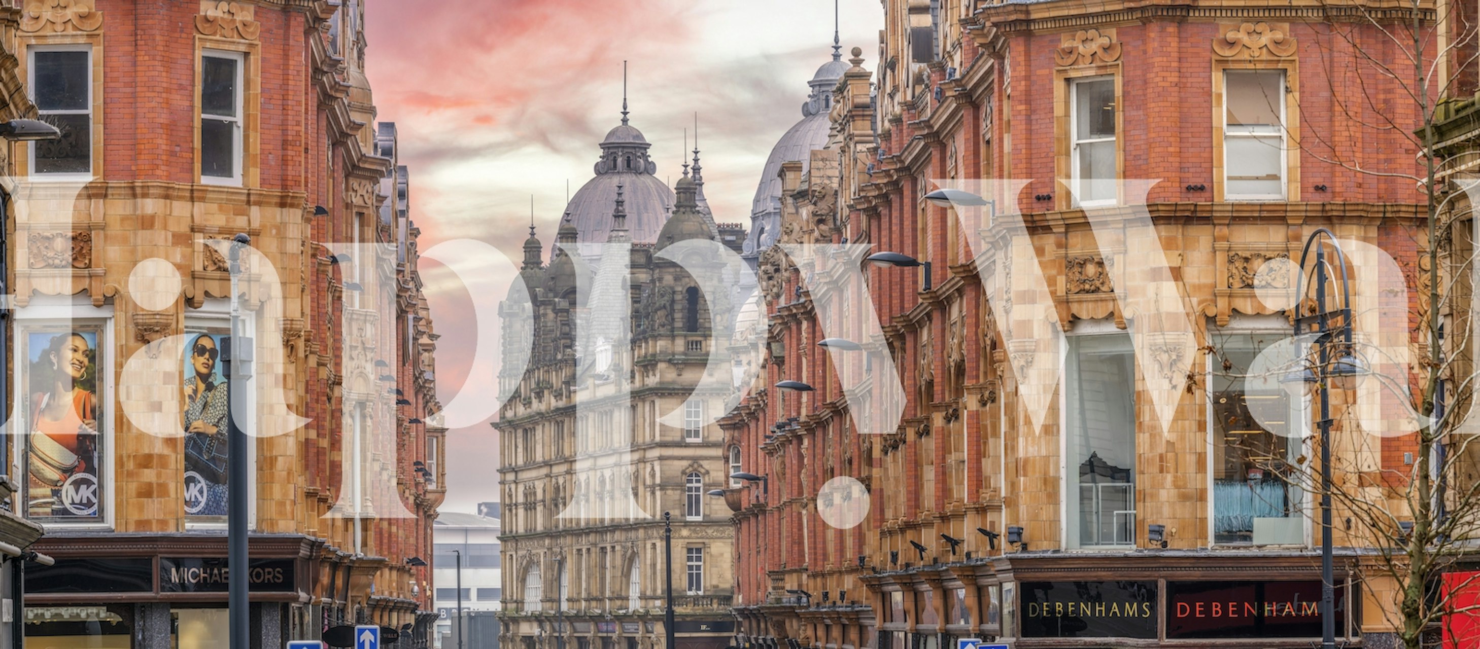 Leeds Dome design featuring architectural motifs in earthy colors wallpaper