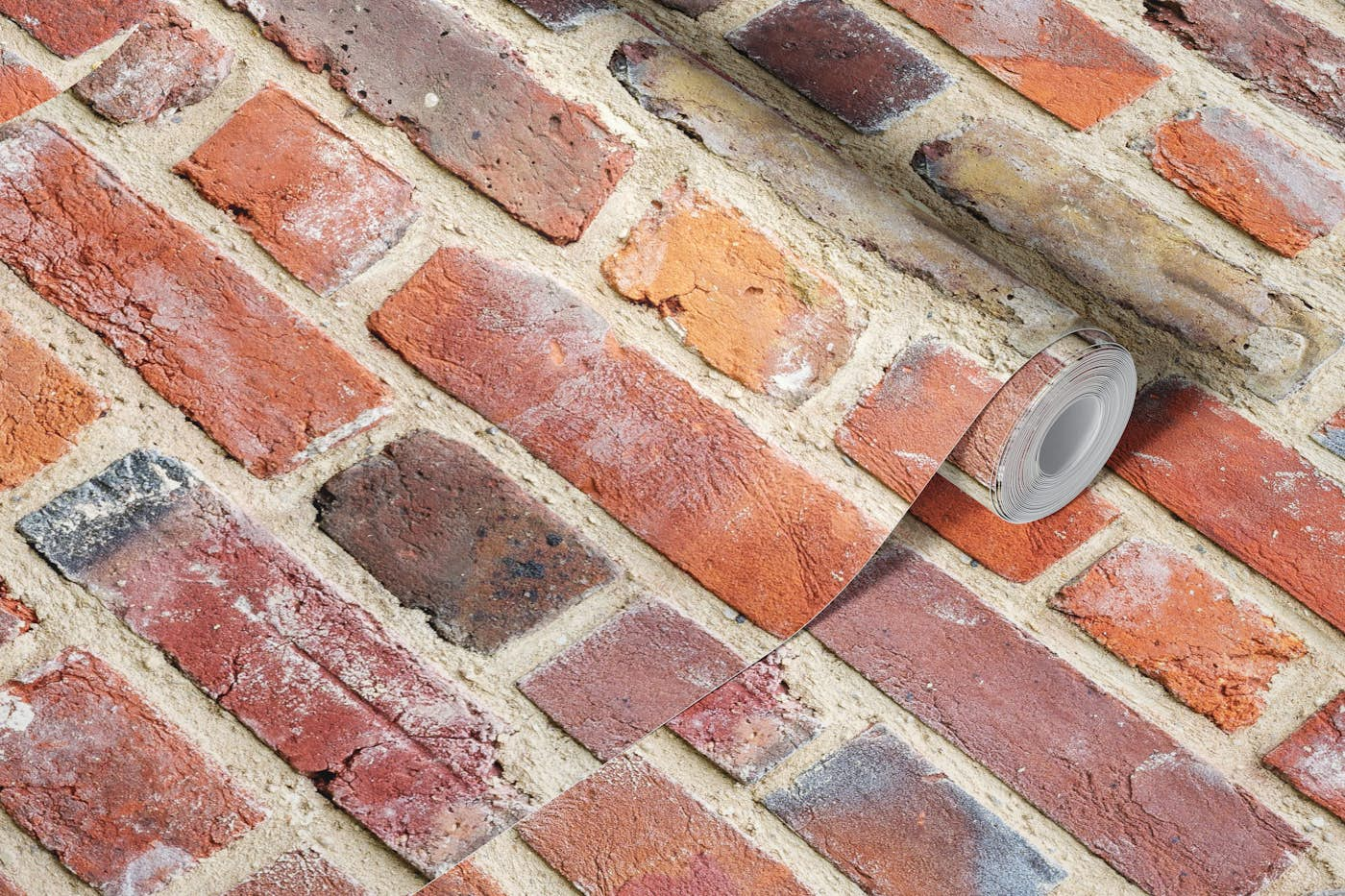 Rustic Brick Wall wallpaper roll