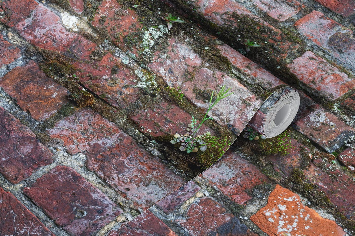 Bricks of Yesteryear wallpaper roll