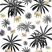 Palm Tree Elephant Jungle 1 tapety