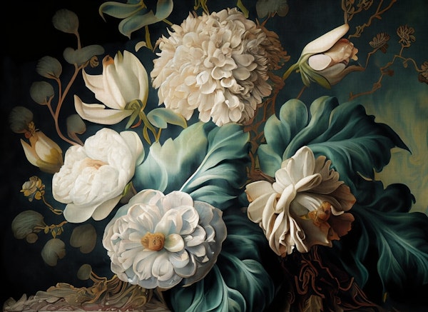 huge baroque floral