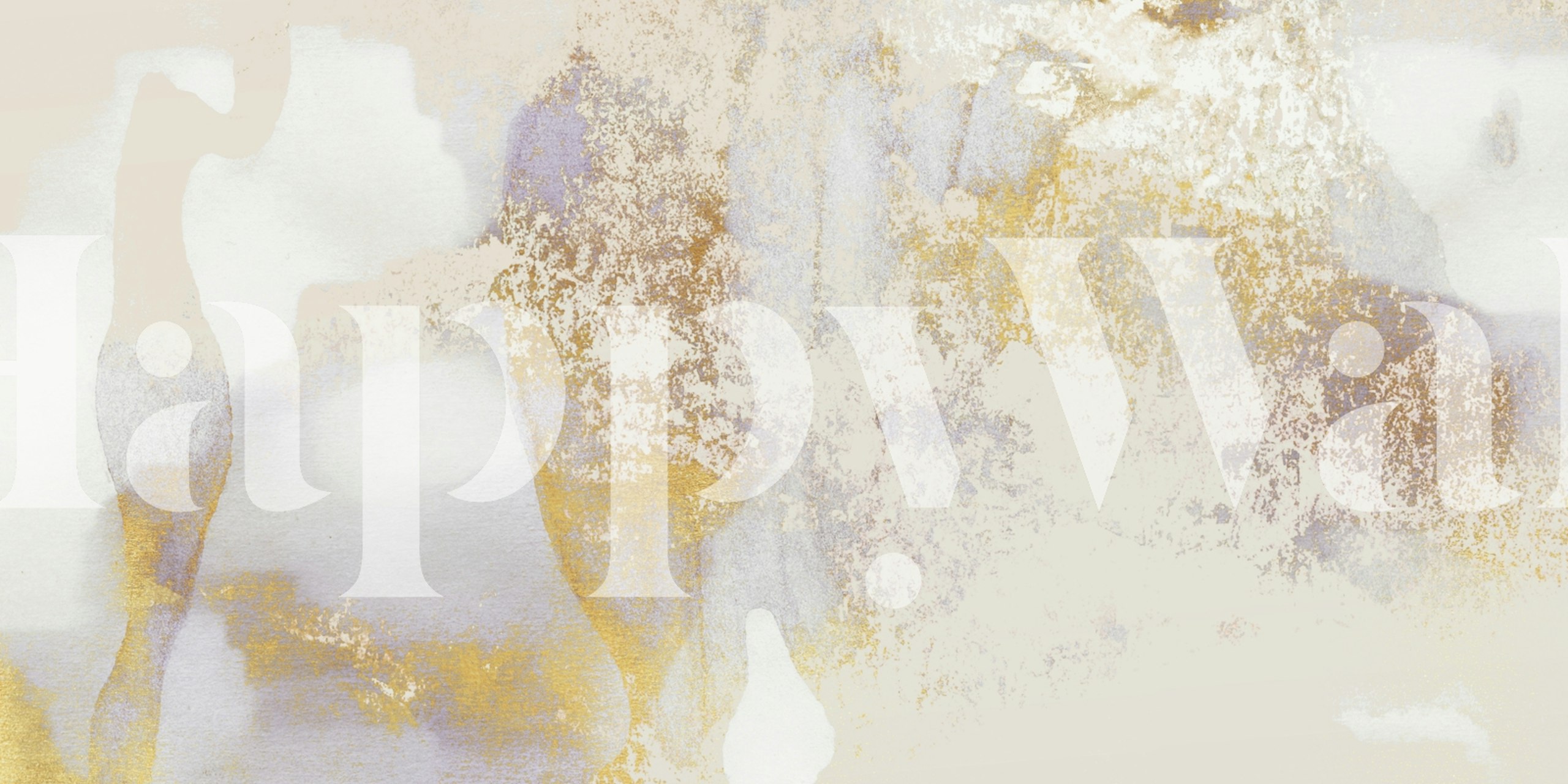 Japandi Desert Mist wallpaper in a room