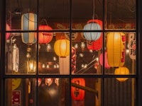 Chinese Lantern Shop behang