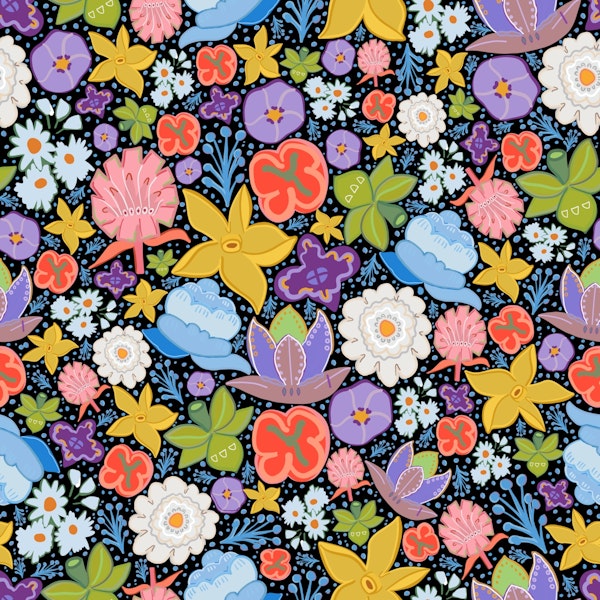 Abstract floral ditsy