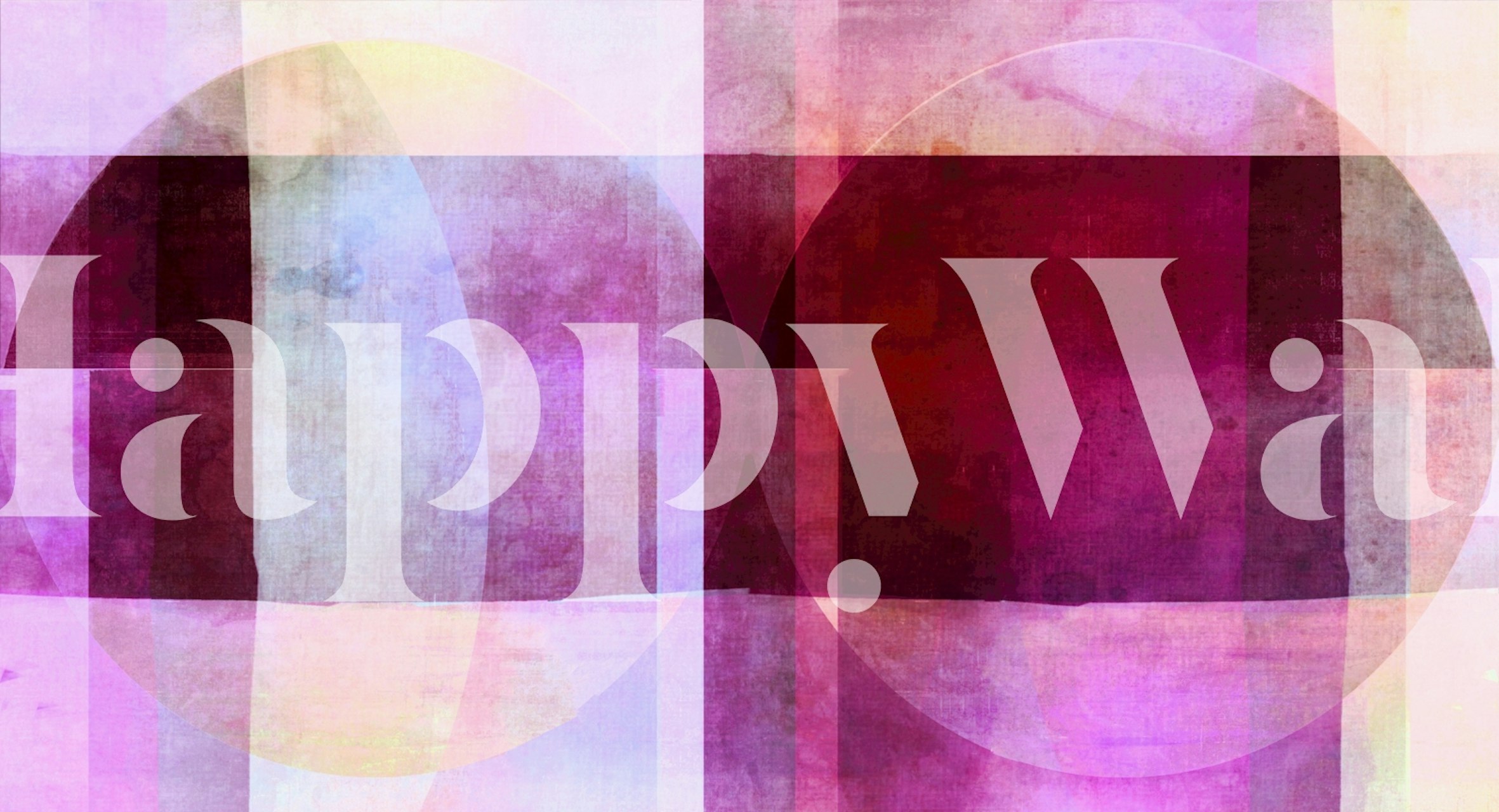 Carta da parati magenta ispirata al Bauhaus con forme geometriche