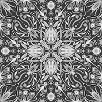 Bugs, off white on black papiers peint