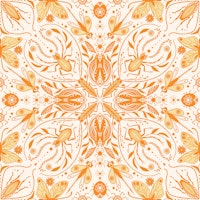 Bugs, yellow and orange tapete