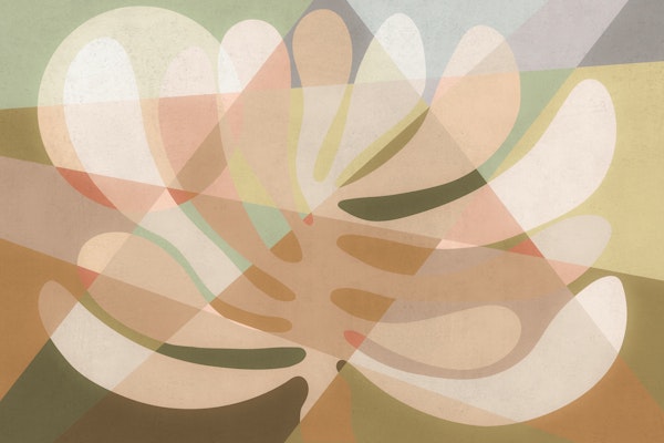 ABSTRACT TREE IN WARM TONES