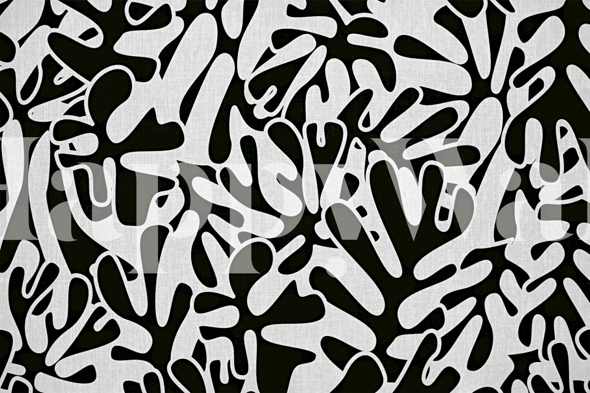 Matisse inspired fabric wallpaper design