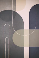Modern Mid Century Linen 1 wallpaper
