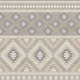 Kilim stripes in beige grey LARGE