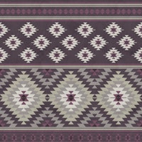 Kilim stripes in plum beige large tapete
