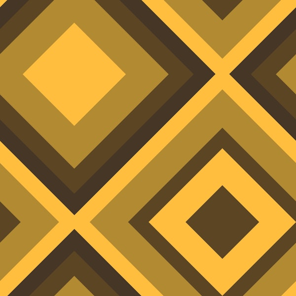 Abstract diamond geometrical, earth tones