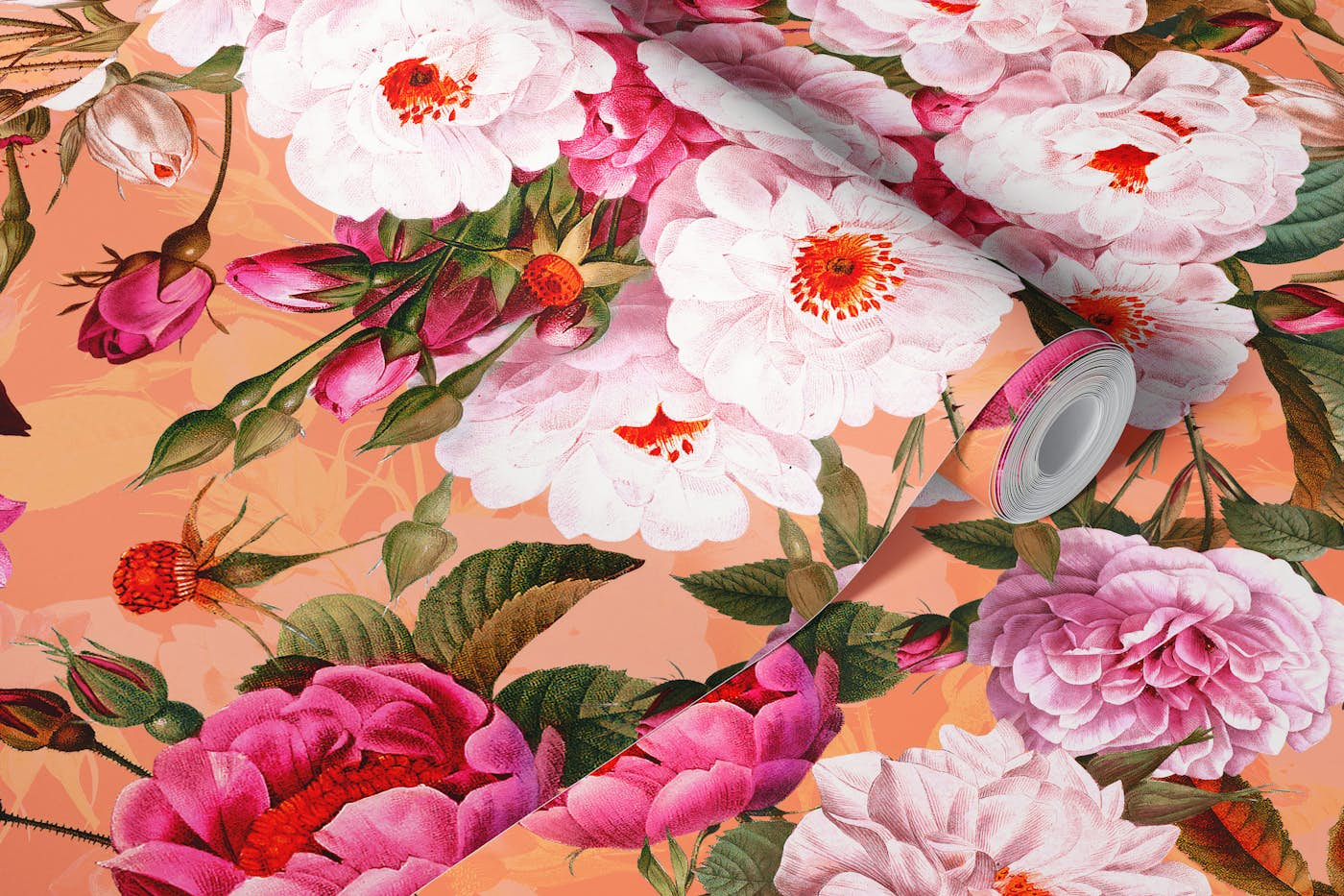 Floral Pattern I wallpaper roll