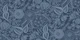 Bee Garden Floral in Denim Blues