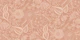 Bee Garden Floral in Soft Coral