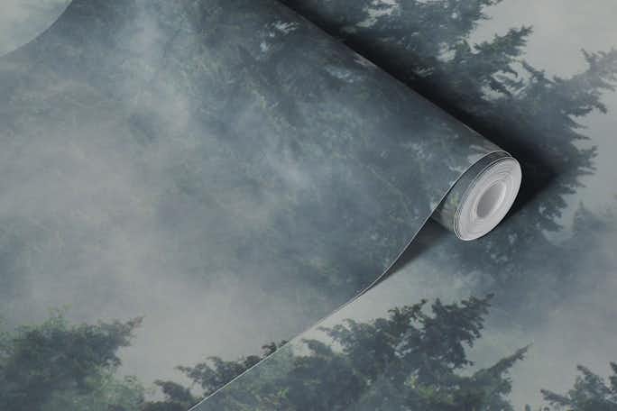 Misty forest beautywallpaper roll