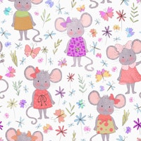 Cute Little Mouses 1 papiers peint