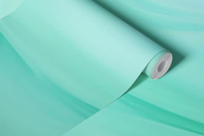 Ethereal Fluid Dreams Mint Turquoisewallpaper roll