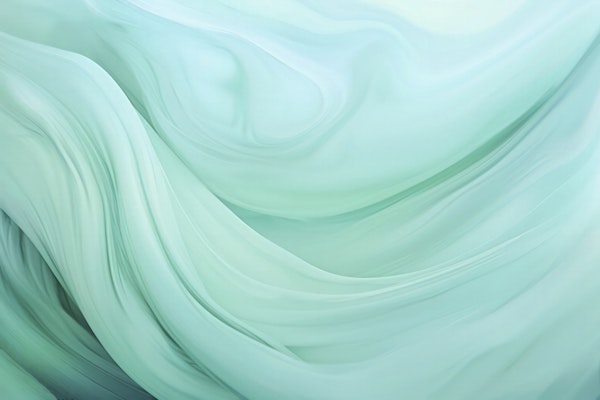 Ethereal Fluid Dreams Mint Turquoise