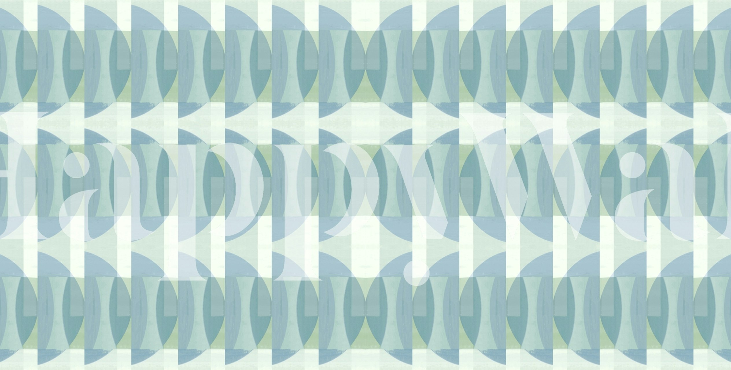 Papel pintado Hand Painted Seventies en la habitación