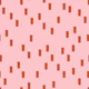 Simple cut outs red on pink