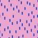 Simple cut outs blue on pink