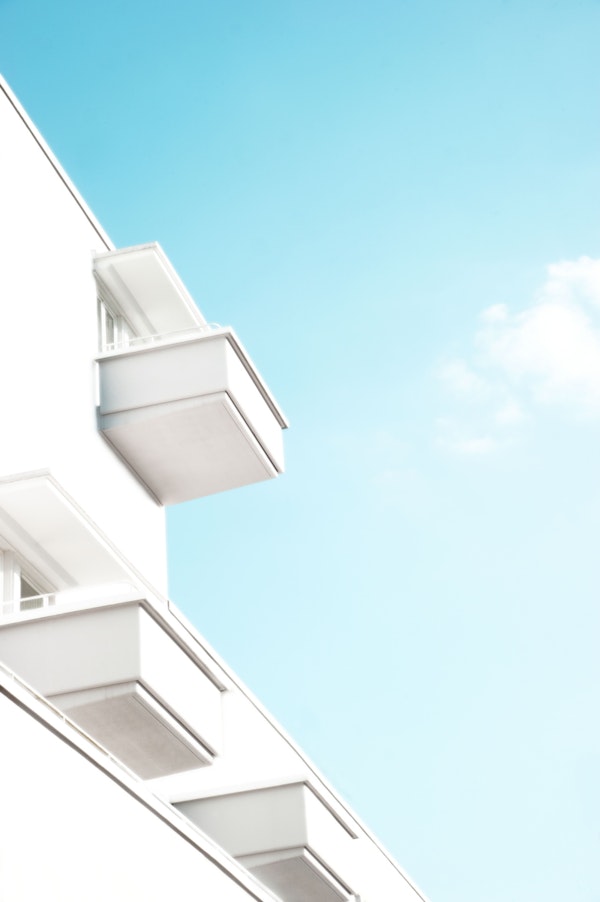 Minimal White Balcony Dream 1