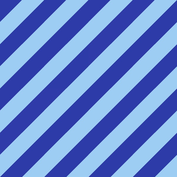 Blue diagonal stripes
