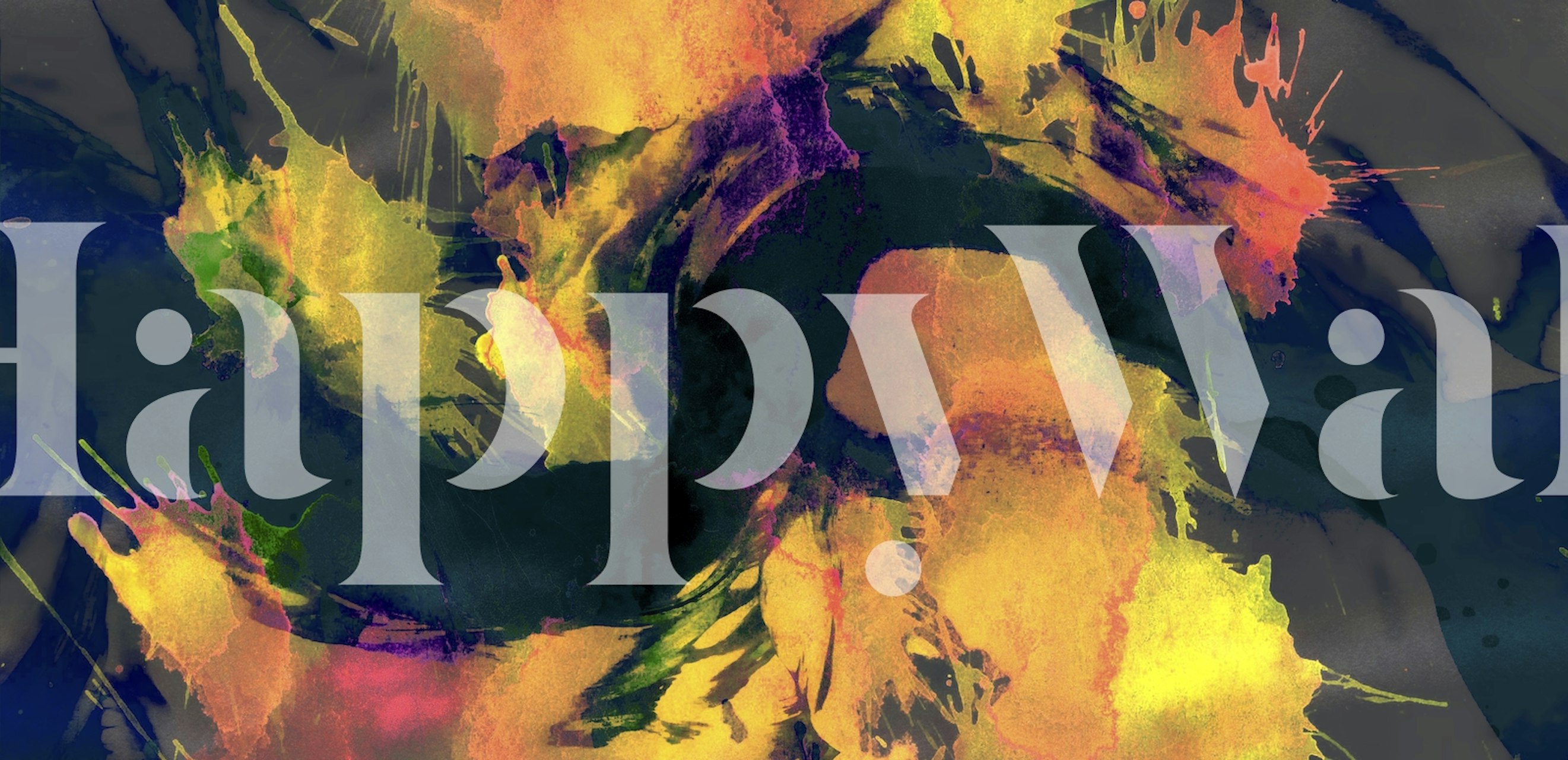 Sunrise River design wallpaper in a room