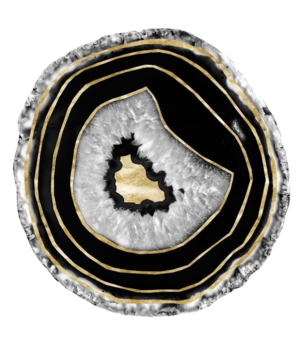 Moon Stone Agate Gold Foil 2