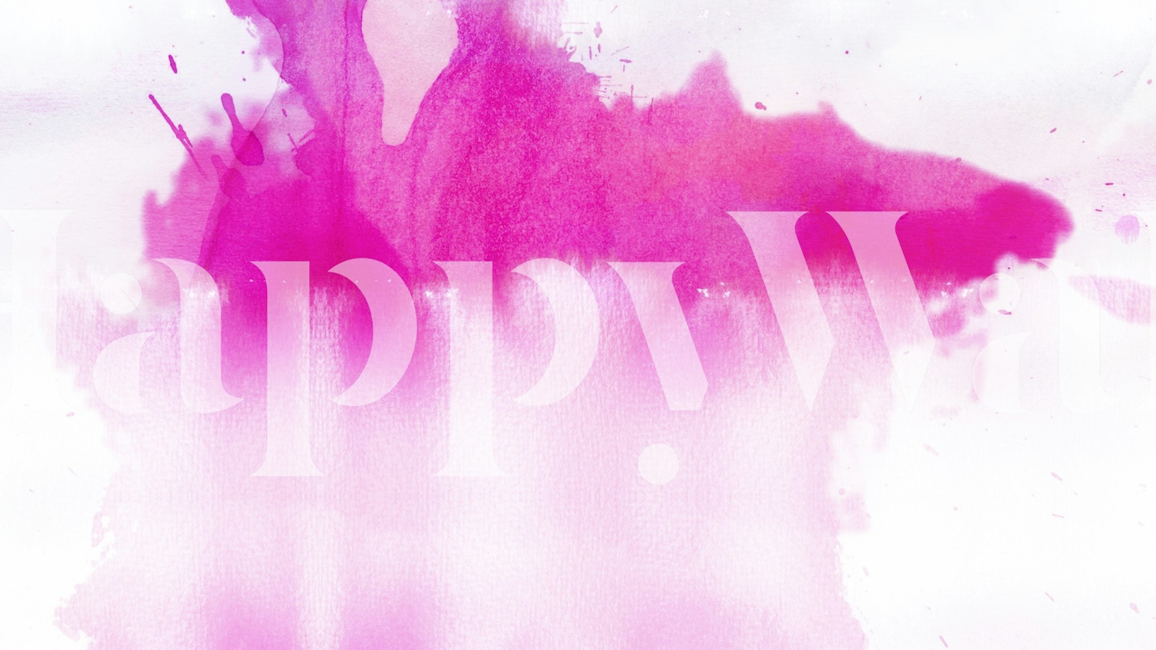 Pink Rain-tapet i et rum