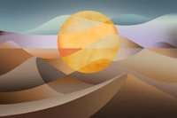 SUNNY LANDSCAPE ταπετσαρία