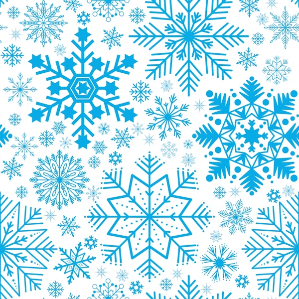 Blue Snowflakes