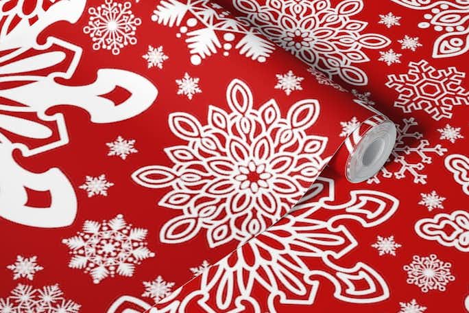 Snowflakes Design 1wallpaper roll