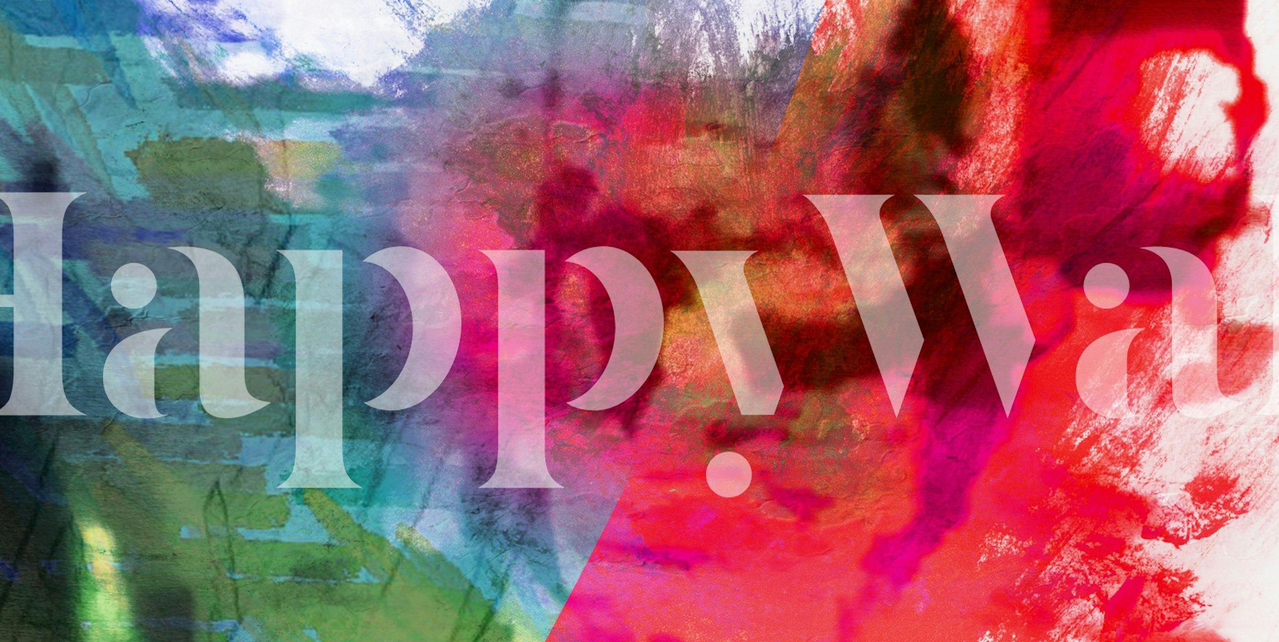 Ταπετσαρία Teal Coral Dream Sunrise σε ένα δωμάτιο