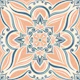 Coastal mediterranean tiles - salmon pink