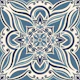Coastal mediterranean tiles - blue