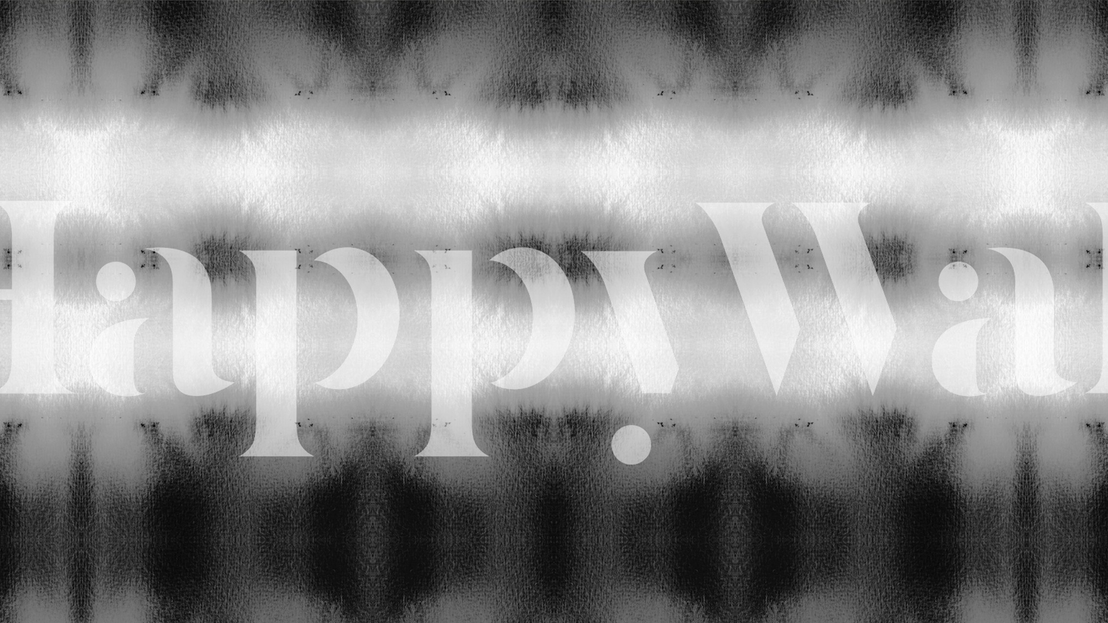 Asian Ink Fabric wallpaper in a contemporary room