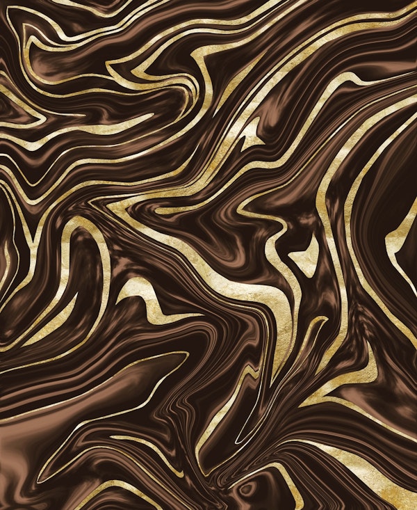 Brown Gold Marble 1