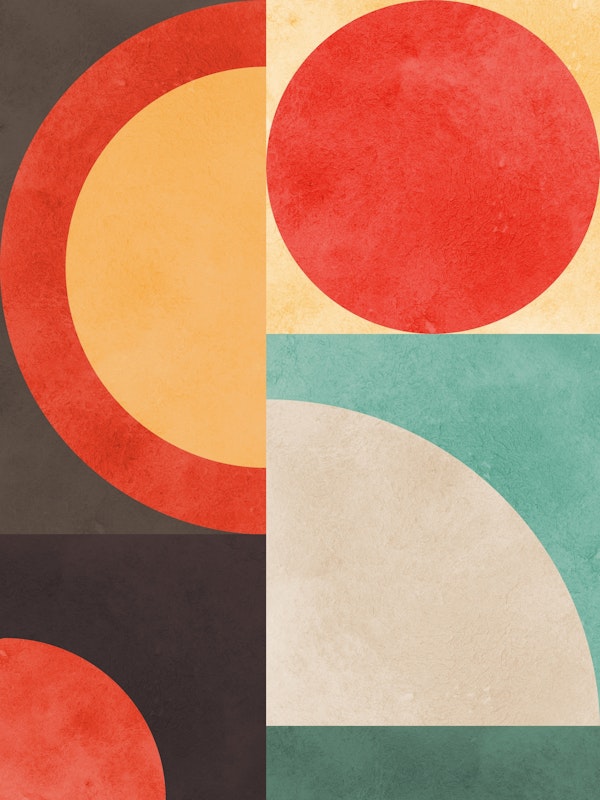 Colorful geometric harmony 01