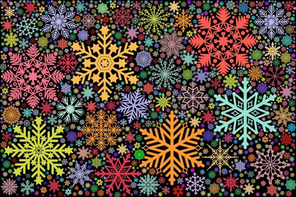 Snowflakes Background 1
