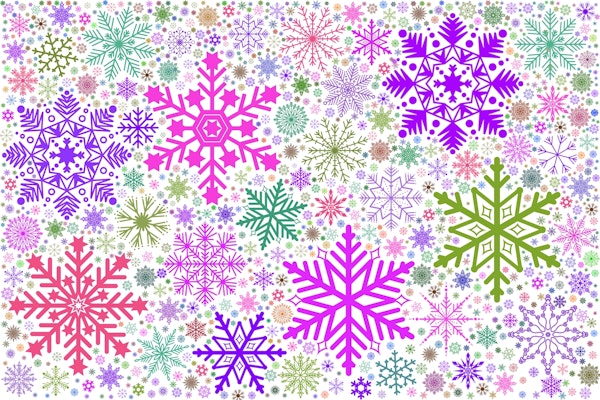 Snowflakes Background 9