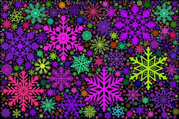Snowflakes Background 11