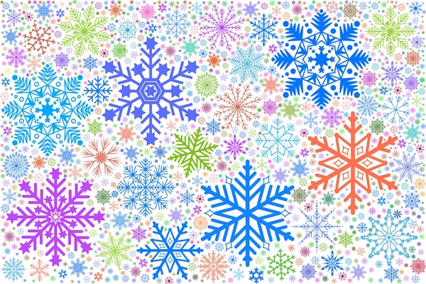Snowflakes Background 14
